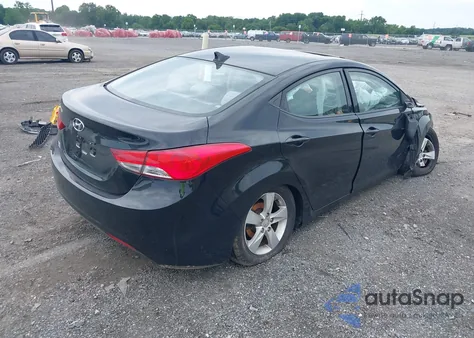 2013 Hyundai Elantra Gls from USA, damaged, VIN 5NPDH4AE9DH244993